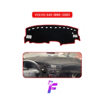 Volvo S40 1996-2002 Torpido Örtüsü Güneşten Korur Kolay Montaj Tam Uyum Tam Koruma C57 Kırmızı