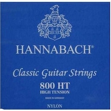 Hannabach 800ht Klasik Gitar Teli High Tension Güçlü Ses Projeksiyonu Sert Tuşe