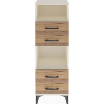 Arges Dolap 2 Raflı 4 Çekmeceli 44x30x134 Aytaşı-çam Aytaşı