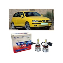 Seat İbiza Led Xenon Uzun Far Ampulü H1 Duo Yeni Seri Beyaz 1999-2003