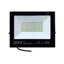 Zmr 50 Watt Smd Led Projektör Beyaz Işık Dış Mekan Aydınlatma
