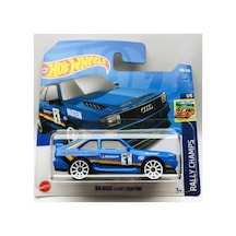 New - Yeni 84 Audi Sport Quattro Mavi 1:64 Ölçek Hotwheels Marka 1/5 Çok Renkli