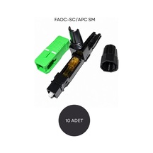 Alfafonet Faoc-sc/apc Sm Hızlı Montaj Universal Fiber Optik Konnektör