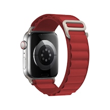 Apple Watch 38mm Uyumlu Mountain Kordon - Kırmızı
