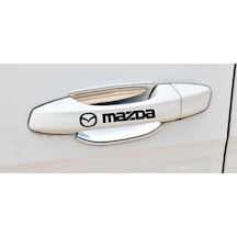 Oto Sticker Mazda Kapı Kolu Ve Jant Sticker Seti 8 Adet  Kırmızı-