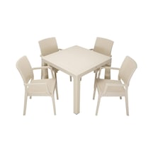Depootoptan Mandella Elit Rattan 90 x 90 CM Elit Koltuk Masa Takımı Çölbeji Bej Depootoptan Mandella Elit Rattan 90 x 90 CM Elit Koltuk Masa Takımı Çölbeji Bej