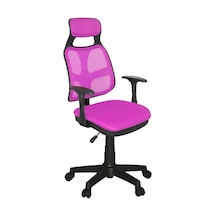 Türksit AS File  Çalışma Koltuğu Plastik Ayak Pembe