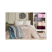 Özdilek Trendy Art Deco Tek Kişilik Battaniye Moonlight Bej 155x220 Çok Renkli