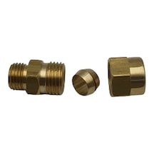 Sarı Pirinç Yüksüklü Rekor 3/8 - 12mm