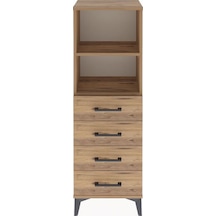 Arges Dolap 2 Raflı 4 Çekmeceli 44x30x134 Çam-çam Çam Arges Dolap 2 Raflı 4 Çekmeceli 44x30x134 Çam-çam Çam