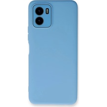 Durukar Vivo Y15s Kılıf Lansman Glass Kapak - Mavi