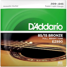 D'addario Ez890 Super Light Akustik Gitar Teli 09-45