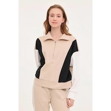 Lumberjack Kadın Sweat A101816452 4w Wl Ember 18ck927 4pr-30108 Ekru