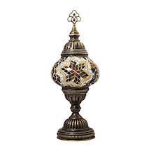 Dekoratif Mozaik Lamba El Yapımı Türk Lamba Dekoratif Cam Lamba  Abajur