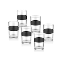 The Mia Dark Kahve Yanı Su Bardağı 6'lı Set
