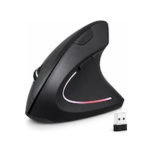 Sessiz Click Ergonomik Dikey Kablosuz Mouse Bluetooth 2.4ghz Usb Çift Cihaz Geçiş 800/1200/1600 Dpı Siyah 37294 - 935560823 Diğer