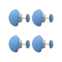 4 Adet Blue-4/8 Adet Nevresim Sabitleyici No-dökülme Mantar Şekli Çarşaf Köşe Klipsi No-deformasyon Ev Yurdu İçin Bir Düğme Kilit Açma