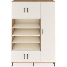 Hyperion Dolap 11 Raflı 5 Kapaklı 132x44x195 Çam-aytaşı/aytaşı Çam