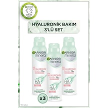 Mineral Hyaluronik Bakım Sprey Deodorant 3'lü Set