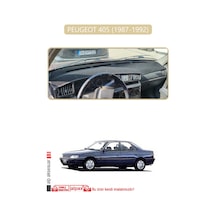 Peugeot 405 1987-1992 Torpido Koruma Halısı Bej Kenar