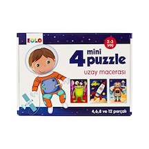 4 Mini Puzzle Uzay Macerası