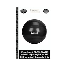 Premium Xpt-55-black Plates Topu Siyah 55 Cm 800 Gr Vücut Egzersiz Güç
