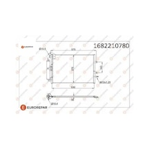 Erp Klıma Radyatörü Renault Clıo Iıı-modus 04-09 K9k K4j D4f Eurorepar 1682210780