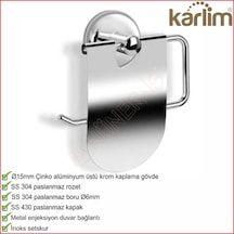 Name Kapaklı Tuvalet Kağıtlık