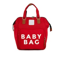 Bagmori Baby Bag Baskılı Cepli Anne Bebek Bakım Sırt  Çantası
