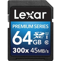 Lexar Premium Series 64Gb Uhs-I 300X Sdxc Class 10