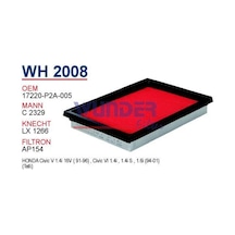 Wunder Wh2008 Hava Filtresi - Honda Civic 1.4 95-01 -V Hatcback 540129273