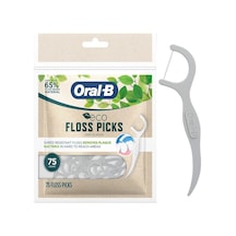 Oral-b Eco Sustainable Dental Floss Picks Mint 75 Picks