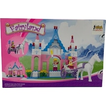 Asya Oyuncak Fairyland  Şato ve Arabalı At 245 Parça Yapım S