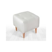 Lorencehome Tomp Puf - Krem / Lorence Home