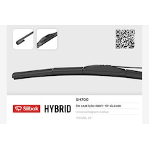Silecek - 762 - Süpürgesi Hybrıd Tip 700mm - Glblseme - Universal