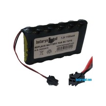 Bataryapil 7.2v 1100mah Siyah Soketli Oyuncak Araba Pili.