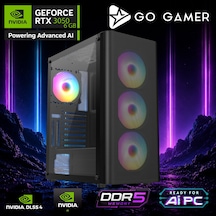Go Gamer E314F i5-13400F 16 GB 512 GB SSD RTX3050 6 GB Free Dos Oem Paket Masaüstü Oyuncu Bilgisayarı