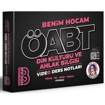 2023 ÖABT Din Kültürü ve Ahlak Bilgisi Öğretmenliği Video Ders Notları- Benim Hocam Yayınları