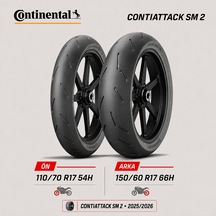 Continental Contiattack Sm 2 110/70 R17 54h - 150/60 R17 66h Ön Arka Motosiklet Lastik Takımı 2025/2026