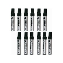 Mikro Jumbo Marker Mr-6010 10 MM Kesik Uç Çuval Koli Kalemi 12 Adet Siyah