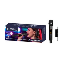 Hepu Hp-m002 Kablosuz Mikrofon Sistemi Dijital Ekranlı, Usb Alıcılı, Şarjlı