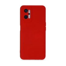 Realme 9i 4g Uyumlu Kılıf Nano İçi Kadife Silikon - Kırmızı