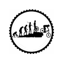 İnsanlığın Gelişimi Tasarım Sticker 20 X 20 Cm