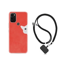 General Mobile Gm21 Plus Kılıf Boyun Askılı Kedoş 1735