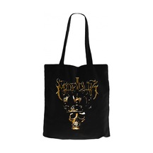 Marduk Skull Siyah Kanvas Bez Çanta Siyah