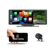 10 Süper Hd Ips Dokunmatik Ekran Akıllı Ekran Araba Stereo Ön Kaydedici Dahili 12v-24v Kamyon Van Kablosuz Carplay A