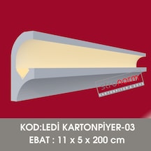 Stropiyer Tavan Led Uygulanabilir Kartonpiyer Lk03 Ücretsiz Kargo