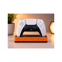Veriqo 3d Ps5 Dualsense Uyumlu Oyun Kolu Standı Gamepad Tutucu Controller Standı Turuncu