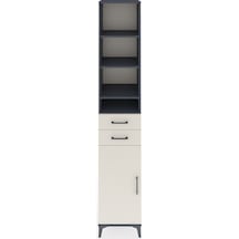 Hyperion Dolap 6 Raflı 2 Çekmeceli Tek Kapaklı 44x44x243 Antrasit-aytaşı Antrasit