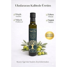 Erken Hasat Soğuk Sıkım Natürel Sızma Zeytinyağı 250 Ml. Cam Şişe